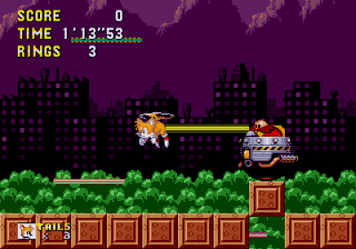 Sonic 1 in Sonic 3 S.C.E. - Screenshot - Gameplay (United States) - 640x448