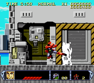 Kikou Keisatsu Metal Jack - Screenshot - Gameplay (North America) - 256x224