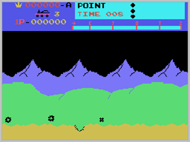 Moon Patrol (Prototype) - Screenshot - Gameplay (World) - 256x192