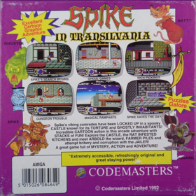 Spike in Transilvania - Box - Back (Europe) - 1152x1154