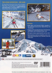 Alpine Ski Racing 2007: Bode Miller vs. Hermann Maier - Box - Back (Europe) - 640x898