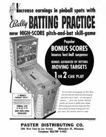 Batting Practice - Advertisement Flyer - Front (World) - 850x1101
