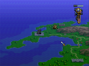 Ogre Battle: Limited Edition - Screenshot - Gameplay (World) - 640x480