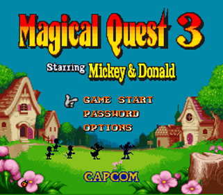 Mickey to Donald: Magical Adventure 3 - Screenshot - Game Title (World) - 256x224