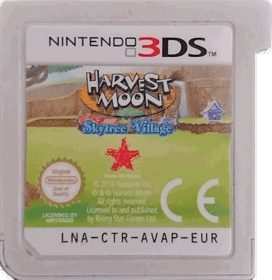 Harvest Moon: Skytree Village - Cart - Front (Europe) - 677x697