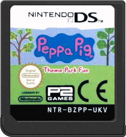 Peppa Pig: Theme Park Fun - Cart - Front (United Kingdom) - 517x564