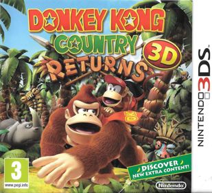 Donkey Kong Country Returns 3D - Box - Front (Europe) - 881x800