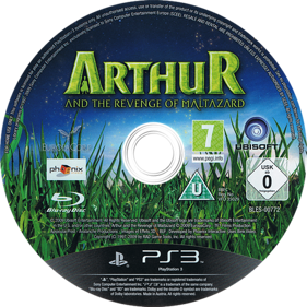 Arthur and the Revenge of Maltazard - Disc (Europe) - 500x500