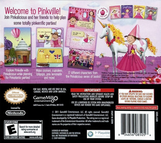 Pinkalicious: Its Party Time - Box - Back (North America) - 853x755