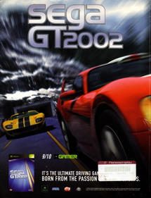 Sega GT 2002 - Advertisement Flyer - Front (United Kingdom) - 2450x3200