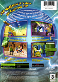 Blinx 2: Masters of Time & Space - Box - Back (Europe) - 566x800