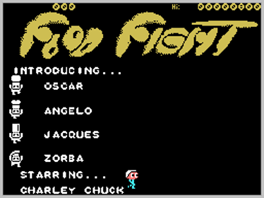Food Fight - Screenshot - Game Title (World) - 256x192