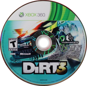DiRT 3 - Disc (North America) - 872x869