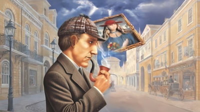 Loretta no Shouzou: Sherlock Holmes - Fanart - Background (Japan) - 1920x1080