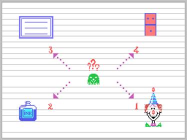 Learning with FuzzyWOMP - Screenshot - Gameplay (World) - 256x192