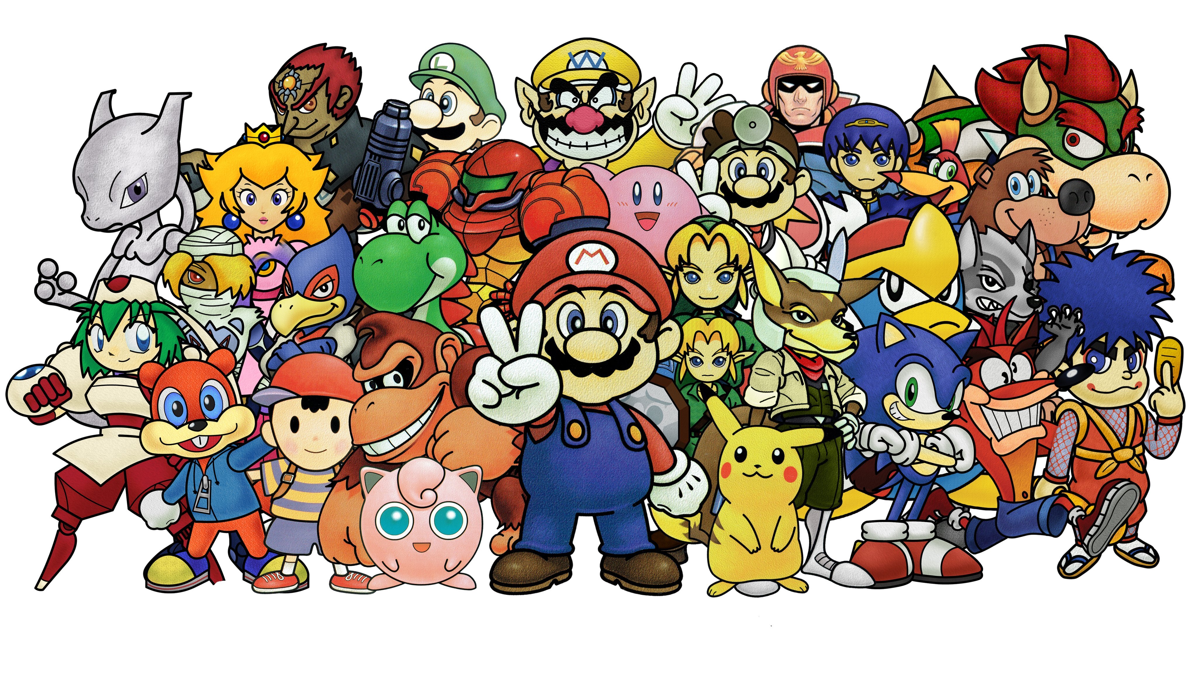 Illustration of Super Smash Bros. Remix