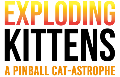Exploding Kittens: A Pinball Cat-astrophe - Clear Logo (World) - 750x480