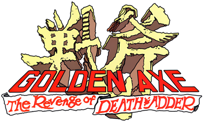 Golden Axe: The Revenge of Death Adder - Clear Logo (Japan) - 1200x720