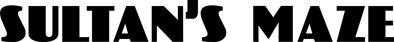 Sultan's Maze - Clear Logo (Europe) - 3459x369