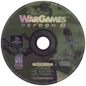 WarGames: DEFCON 1 - Disc (North America) - 600x600