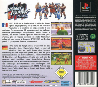 Street Fighter EX 2 Plus - Box - Back (France) - 765x680