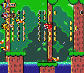 Super Mario World: Friends and Rivalry - Screenshot - Gameplay (World) - 256x224