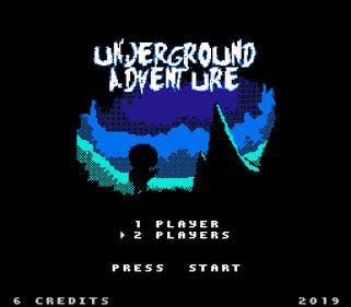 Underground Adventure - Screenshot - Game Title (World) - 256x224