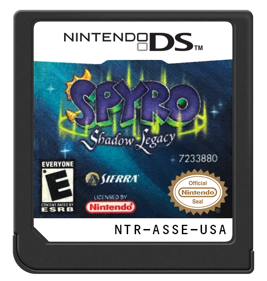 Spyro: Shadow Legacy - Cart - Front (North America) - 571x600