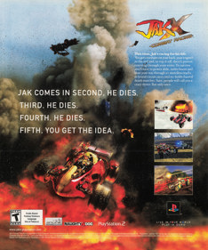 Jak X: Combat Racing - Advertisement Flyer - Front (United States) - 1833x2200