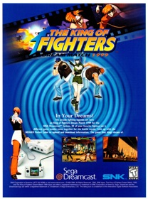 The King of Fighters: Dream Match 1999 - Advertisement Flyer - Front (North America) - 1226x1650