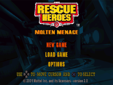 Rescue Heroes: Molten Menace - Screenshot - Game Title (World) - 640x480