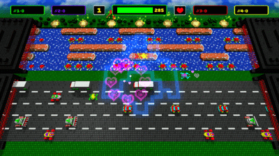 Frogger: Hyper Arcade Edition - Screenshot - Gameplay (World) - 1280x720
