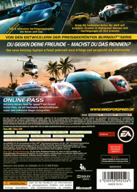 Need for Speed: Hot Pursuit - Box - Back (Germany) - 3049x4280
