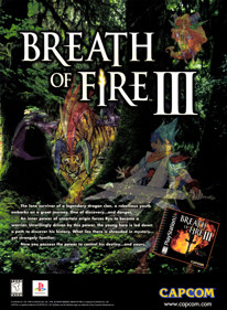 Breath of Fire III - Advertisement Flyer - Front (United States) - 1615x2200