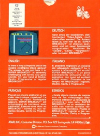 Super Breakout - Box - Back (Europe) - 600x814