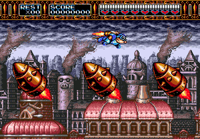 Rocket Knight Adventures - Screenshot - Gameplay (North America) - 320x223