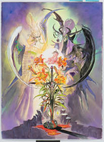 Romancing Sa·Ga 3 - Fanart - Background (Japan) - 1840x2500