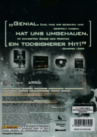 Call of Duty: Modern Warfare 2 - Box - Back (Germany) - 3212x4507