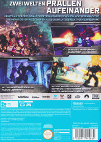Transformers: Rise of the Dark Spark - Box - Back (Germany) - 600x849