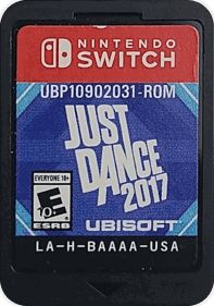 Just Dance 2017 - Cart - Front (North America) - 471x671