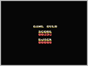 Bomb Jack - Screenshot - Game Over (World) - 256x192