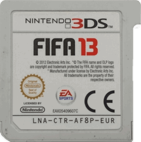 FIFA Soccer 13 - Cart - Front (Europe) - 608x611