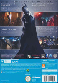 Batman: Arkham Origins - Box - Back (Germany) - 901x1280
