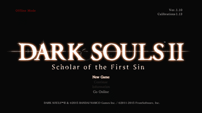 Dark Souls II: Scholar of the First Sin - Screenshot - Game Select (World) - 1280x720
