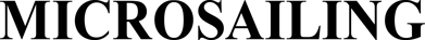 MicroSailing - Clear Logo (North America) - 2400x227