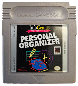 InfoGenius Productivity Pak: Personal Organizer and Phone Book - Cart - Front (North America) - 428x470
