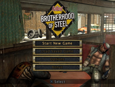 Fallout: Brotherhood of Steel - Screenshot - Game Title (North America) - 597x448