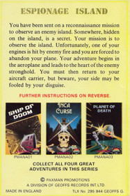 Espionage Island - Box - Back (United Kingdom) - 978x1469
