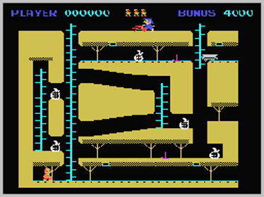 Bagman - Screenshot - Gameplay (World) - 256x192