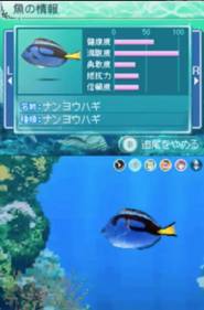 Sakana to Asobou! Aquazone DS: Kaisuigyo - Screenshot - Gameplay (Japan) - 430x652
